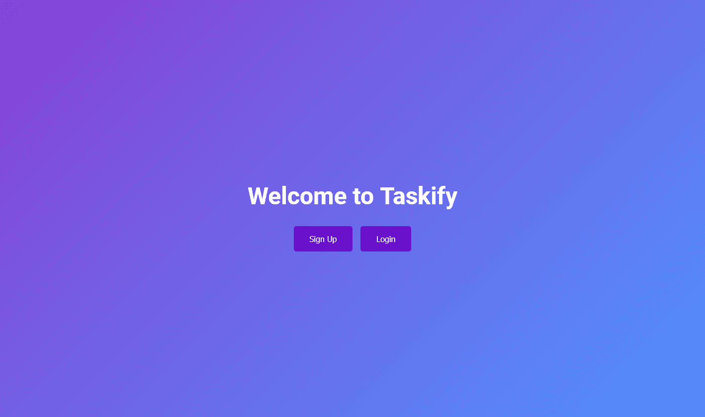 Screenshot of Taskify