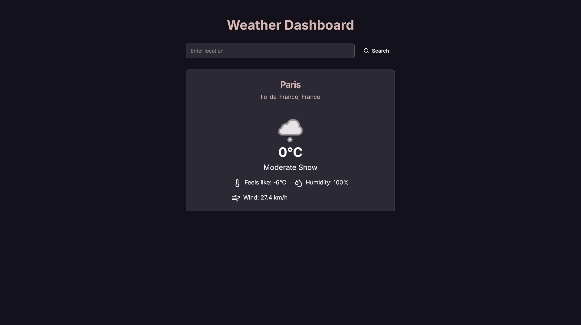 Screenshot of Weathero